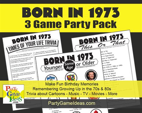 1973 birthday party ideas